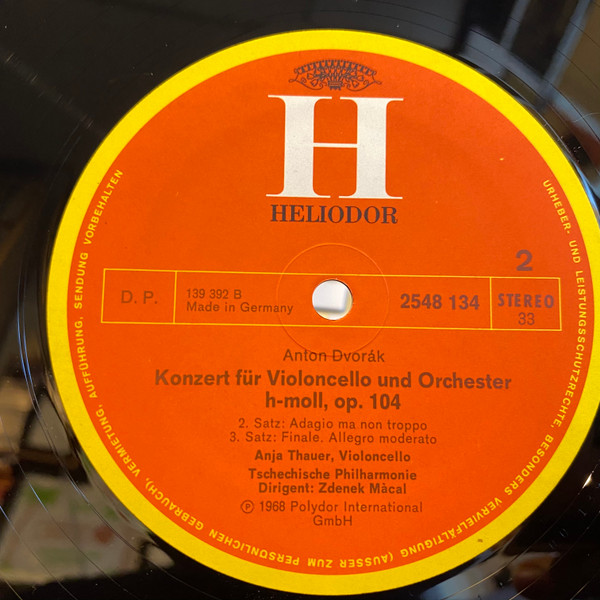 Cellokonzert = Cello Concerto