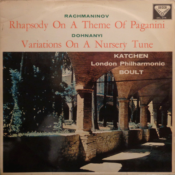 Rhapsody On A Theme Of Paganini / Variations On A Nursery Tune