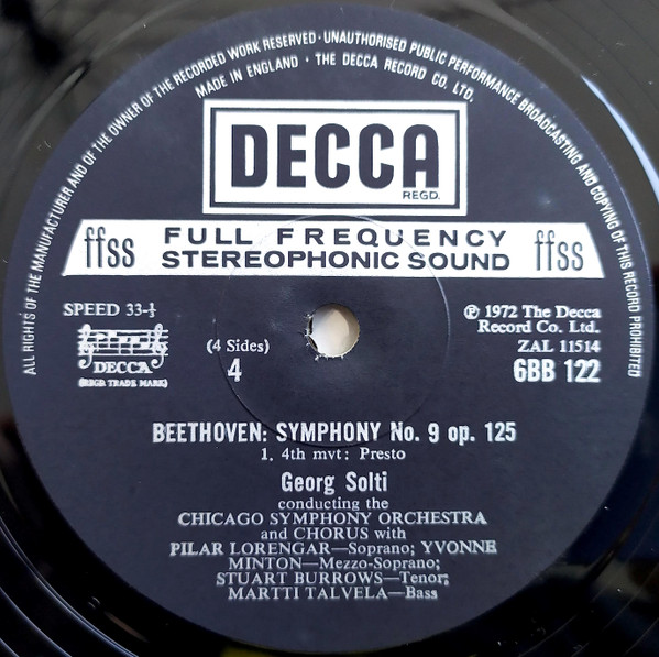 Symphony No. 9 (Solti-Decca Silver Jubilee Recording)