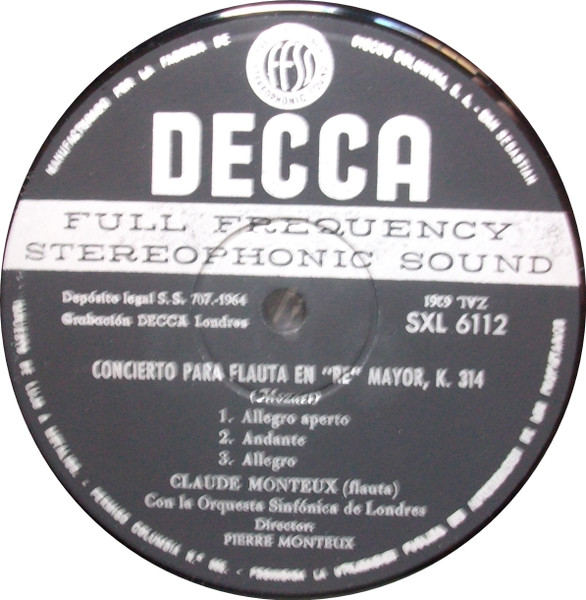 Flute Concerto In D Major / Suite No.2 In B Minor / Orph&eacute;e Et Eurydice, Dance Of The Blessed Spirits