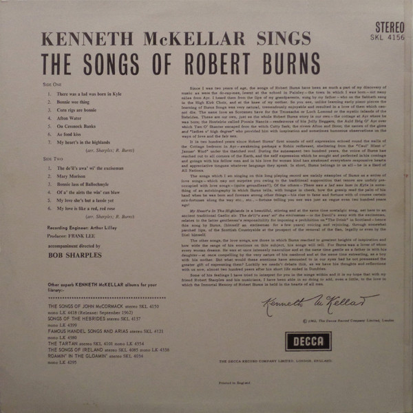 The Songs Of Robert Burns