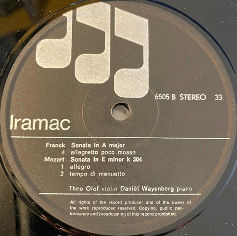 Franck: Sonata In A Major / Mozart: Sonata In E Minor K 304
