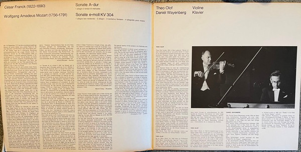 Franck: Sonata In A Major / Mozart: Sonata In E Minor K 304