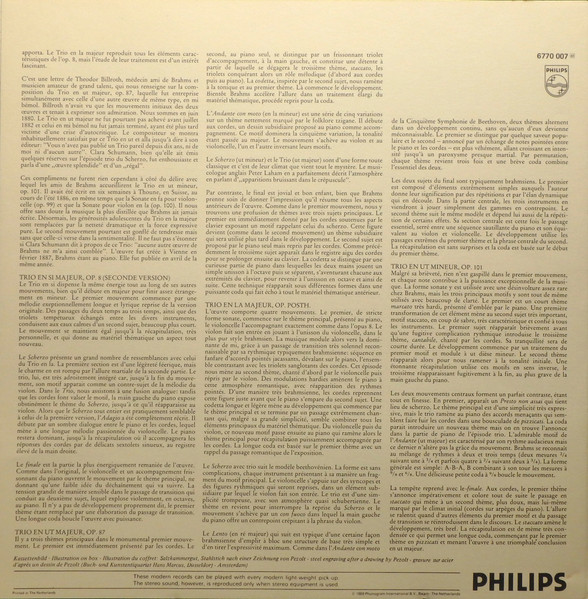 Die Klaviertrios = The Piano Trios = Les Trios Avec Piano