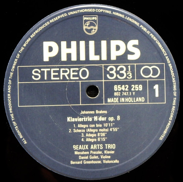 Die Klaviertrios = The Piano Trios = Les Trios Avec Piano