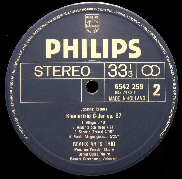 Die Klaviertrios = The Piano Trios = Les Trios Avec Piano
