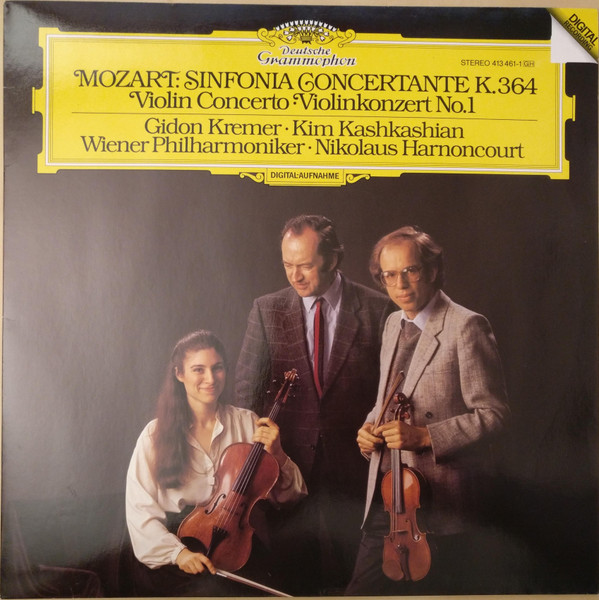 Sinfonia Concertante K. 364 / Violin Concerto = Violinkonzert No. 1