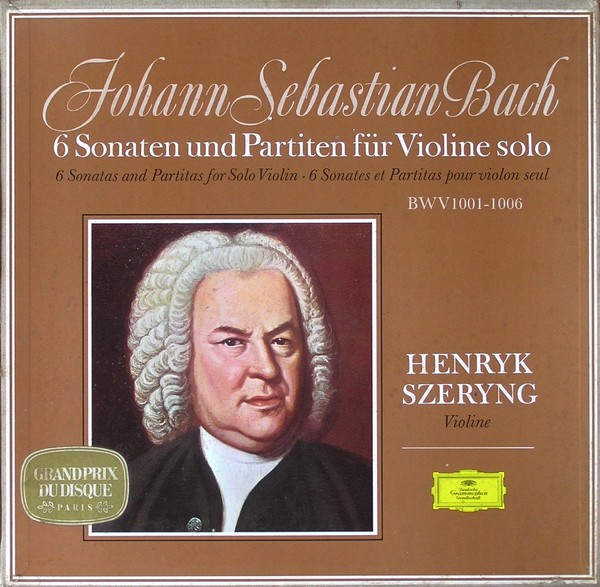6 Sonaten Und Partiten F&uuml;r Violine Solo BWV 1001-1006