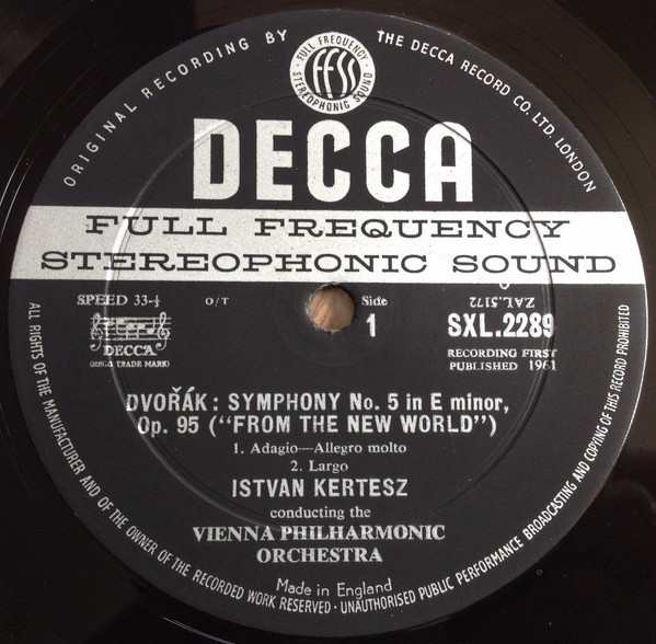 Symphony No.5 In E Minor, Op. 95, "From The New World"