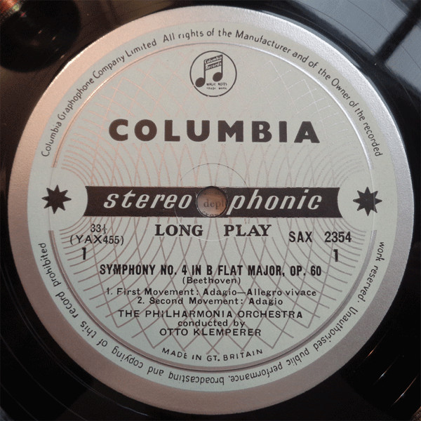 Symphony Number 4 In B Flat Major Op. 60 / Overture, Consecration Of The House