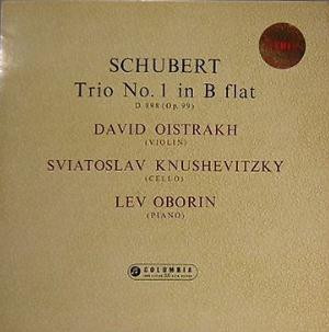 Trio No. 1 In B Flat D. 898 (Op. 99)