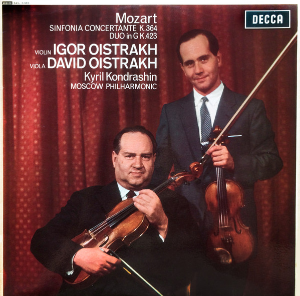 Sinfonia Concertante K.364 / Duo In G K.423