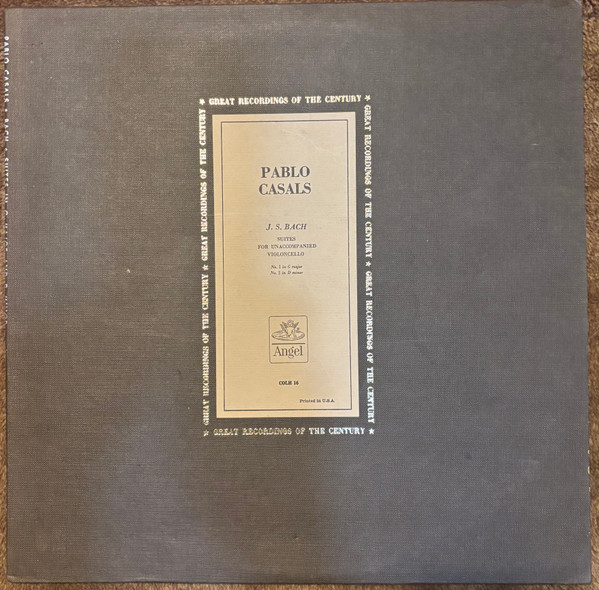 Suite No.1 In G Major BWV 1007 / Suite No.2 In D Minor, BWV 1008