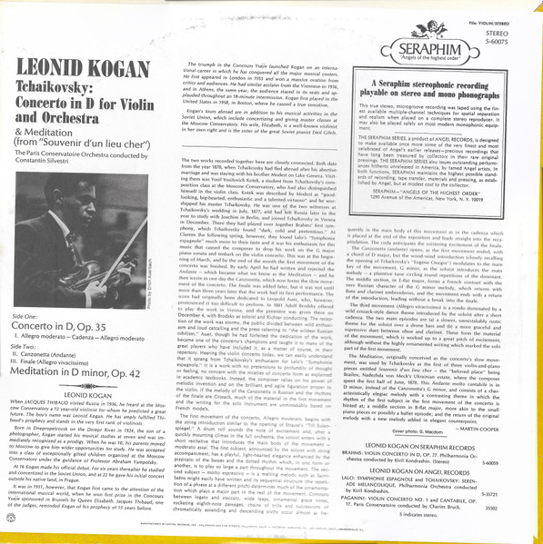 Violin Concerto & Meditation