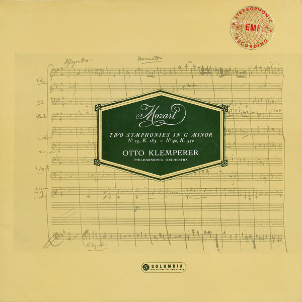 Two Symphonies In G Minor: No. 25, K. 183 &ndash; No. 40, K. 550