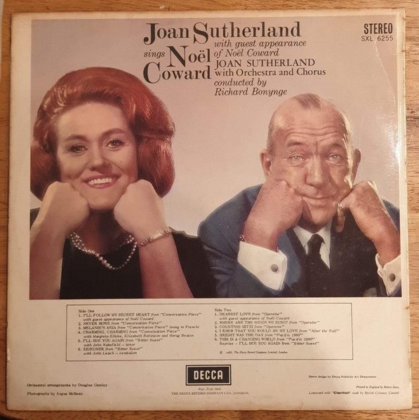 Joan Sutherland Sings No&euml;l Coward