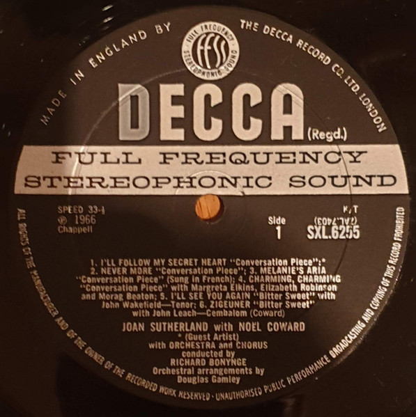 Joan Sutherland Sings No&euml;l Coward