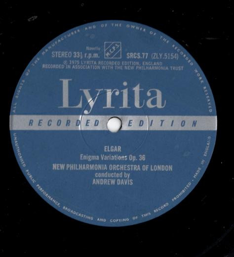 Falstaff, Symphonic Study Op. 68 / Enigma, Variations On An Original Theme Op. 36