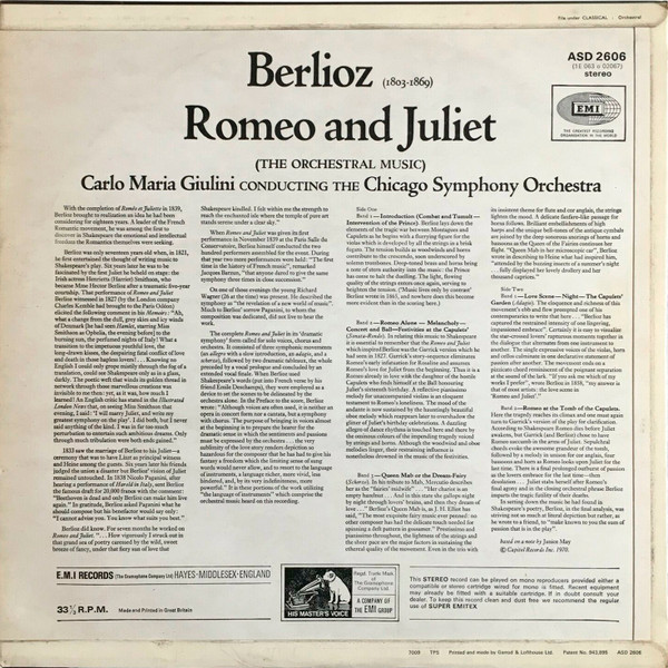 Romeo And Juliet (The Orchestral Music)