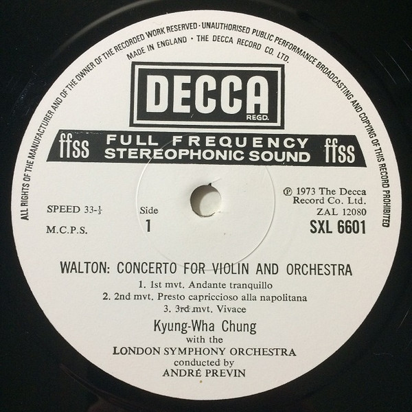 Violin Concerto / Violin Concerto