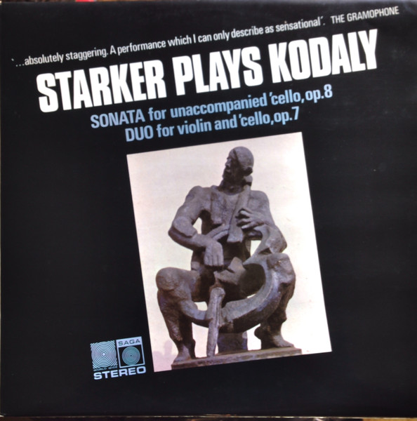 Sonata For Unaccompanied 'Cello, Op. 8 / Duo For Violin And 'Cello, Op. 7