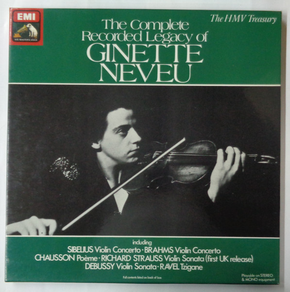 The Complete Recorded Legacy Of Ginette Neveu