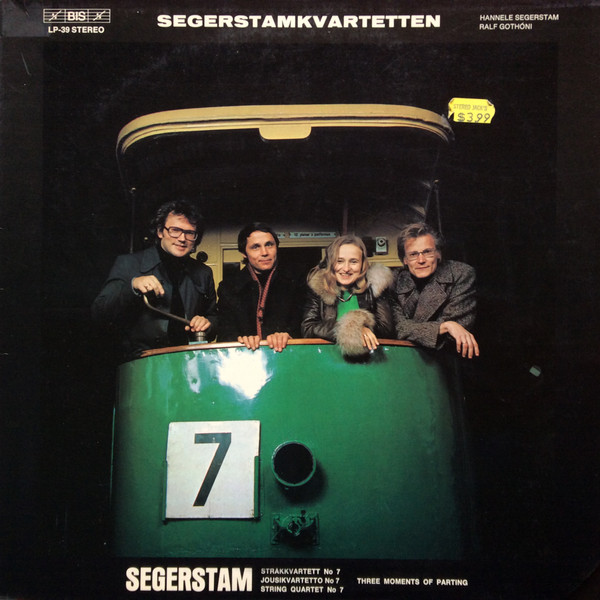 Str&aring;kkvartett No 7 = String Quartet No 7 / Three Moments Of Parting