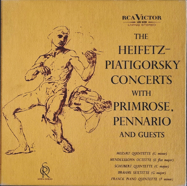 The Heifetz-Piatigorsky Concerts With Primrose, Pennario And Guests