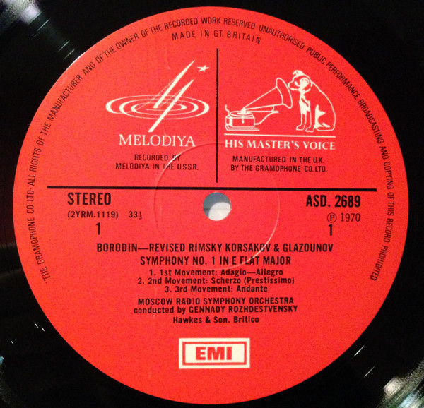 Symphony No.1 / From The Book Of Revelation From Days Of Old &bull; A Musical Snuff-box