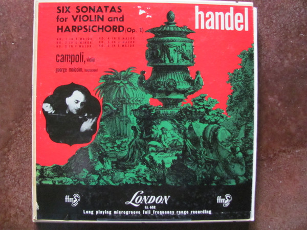Six Sonatas For Violin And Harpsichord (Op.1)