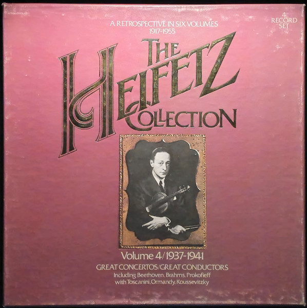 The Heifetz Collection Volume 4 (1937-1941)