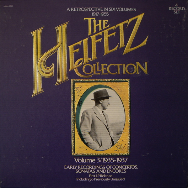 The Heifetz Collection &bull; Volume 3 / 1935-1937