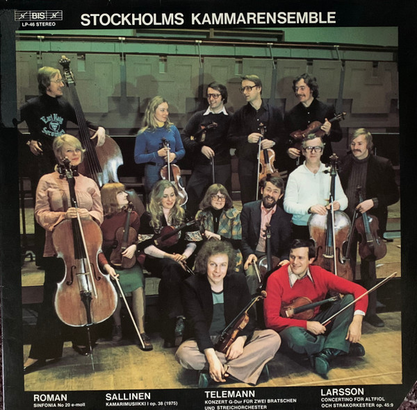 Sinfonia No 20 E-moll / Kamarimusiikki I Op. 38 / Konzert G-Dur F&uuml;r Zwei Bratschen Und Streichorchester / Concertino F&ouml;r Altfiol Och Str&aring;korkester Op. 45:9