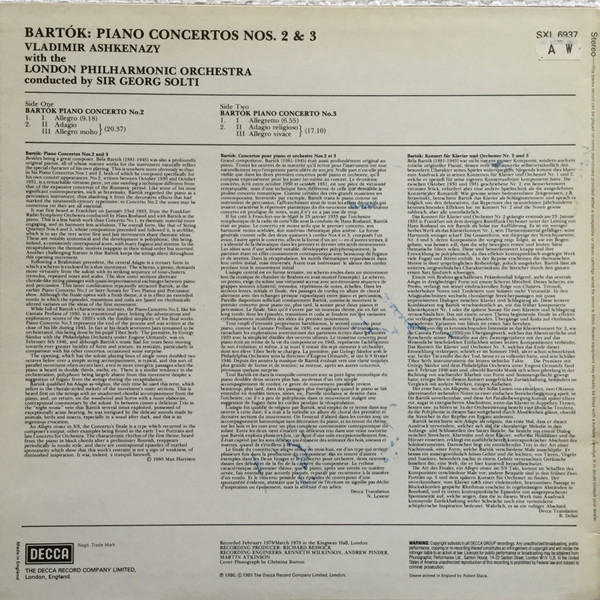 Piano Concertos Nos. 2 And 3