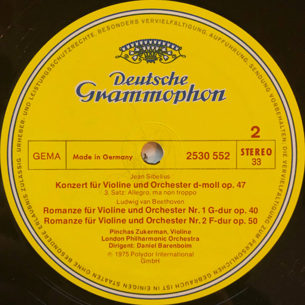 Violinkonzert = Violin Concerto / Violinromanzen = Romances For Violin