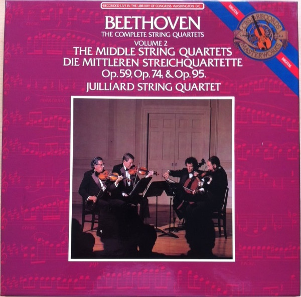 The Complete String Quartets Volume 2, The Middle String Quartets = Die Mittleren Streichquartette Op. 59, Op. 74 & Op. 95.