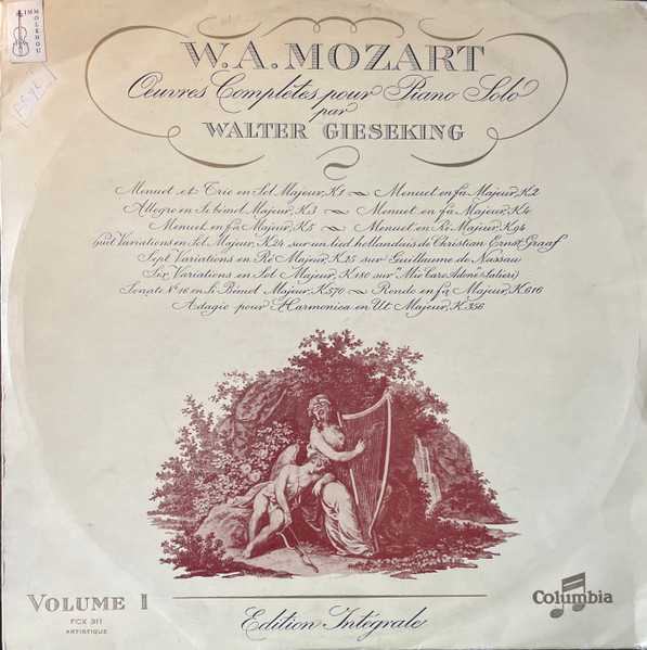 Oeuvres Compl&egrave;tes Pour Piano Solo, Volume I