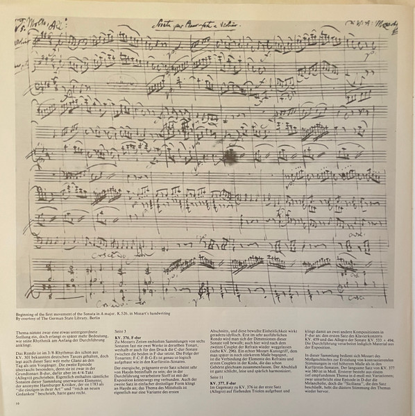 Sonatas For Piano And Violin