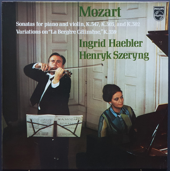 Mozart, Sonatas For Piano And Violin, K.547, K.303, And K.302 Variatons On "La Bergere Celimene," K.359