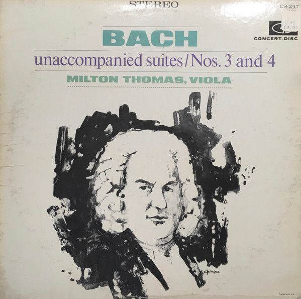 Unaccompanied Suites / Nos. 3 And 4