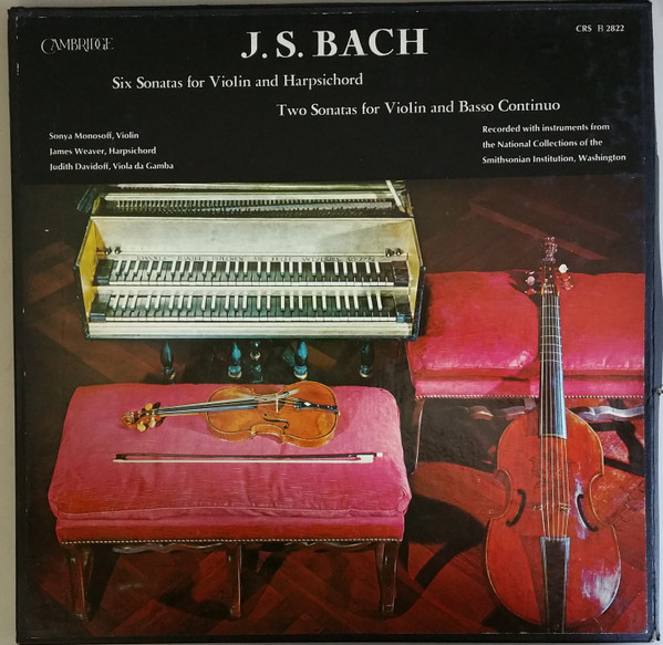 Six Sonatas For Violin And Harpsichord, Two Sonatas For Violin And Bass Continuo