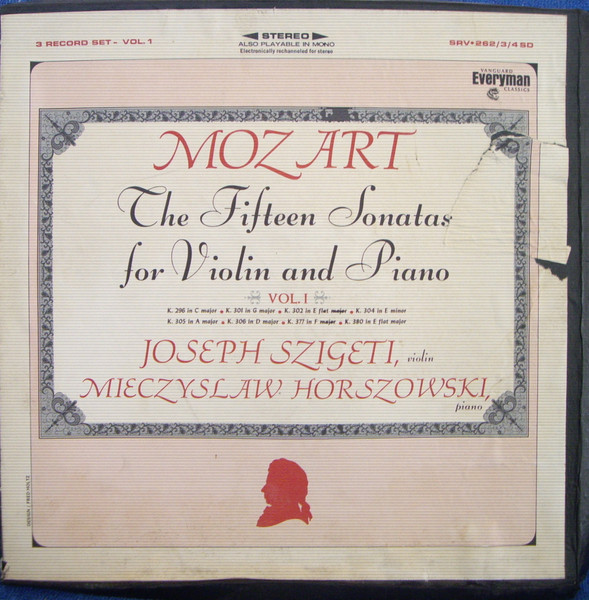 The Fifteen Sonatas For Violin And Piano  Vol. I