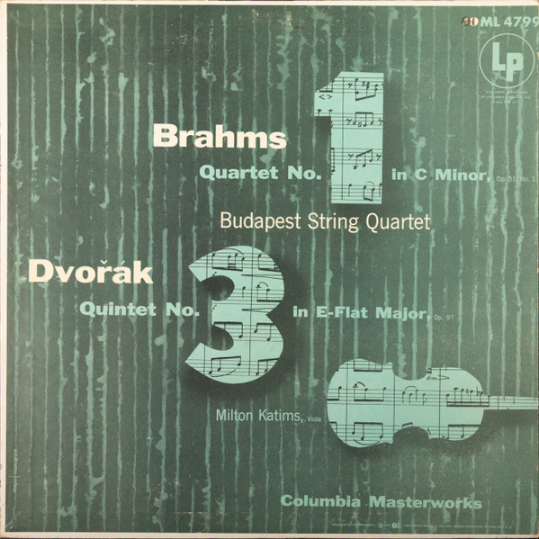 Quartet No. 1 In C Minor, Op. 51, No. 1 / Quintet No. 3 In E-Flat Major, Op. 97