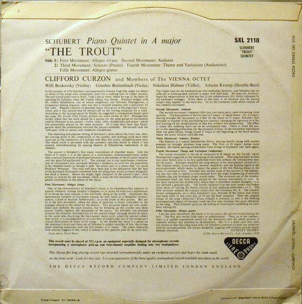 The "Trout" Quintet