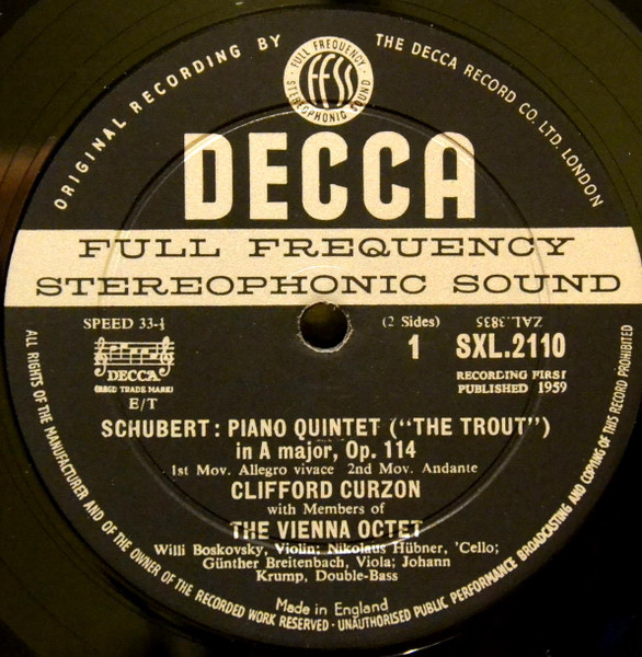 The "Trout" Quintet