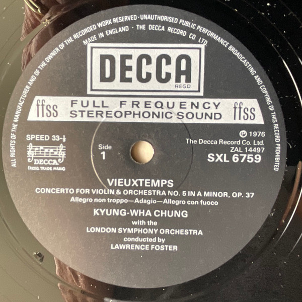 Saint-Sa&euml;ns Violin Concerto No.3, Vieuxtemps Violin Concerto No.5