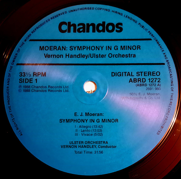 Symphony In G Minor / Overture For A Masque