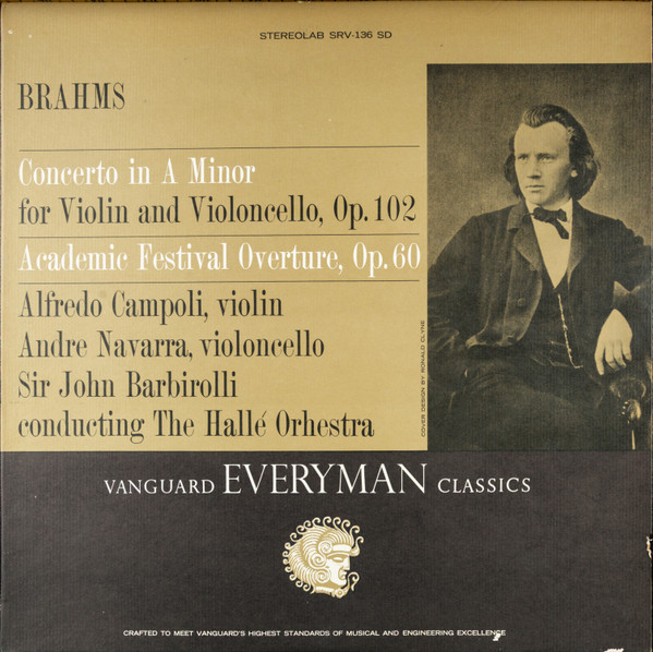 Concerto In A Minor For Violin And Violoncello, Op. 102 / Academic Festival Overture, Op. 60