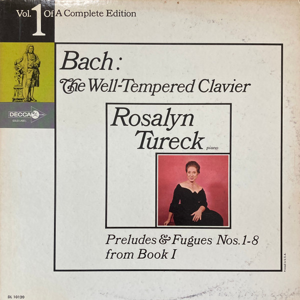 Bach The Well-Tempered Clavier Vol.1