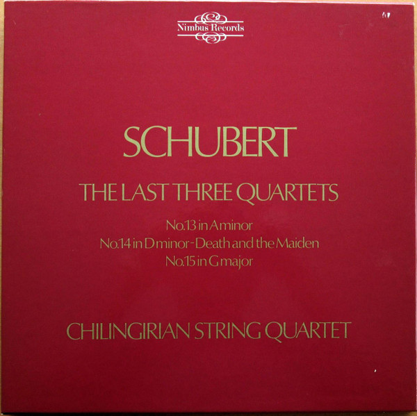 The Last Three Quartets: No.13 In A Minor, No.14 In D Minor &ndash; Death And The Maiden, No.15 In G Major
